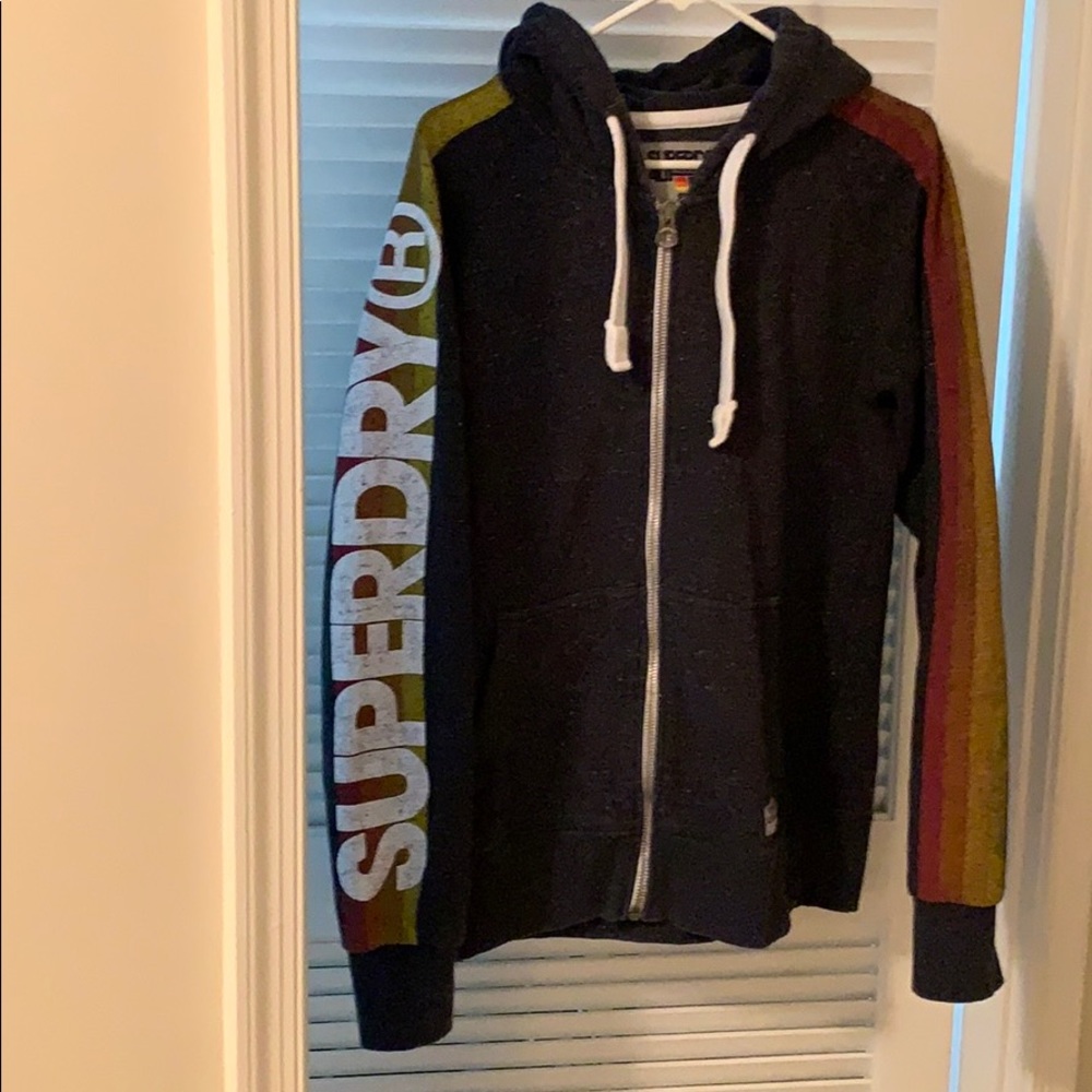 Superdry xl navy hoodie